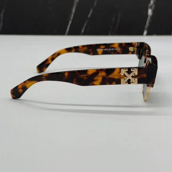 NEW OFF-WHITE WASHINGTON 055 HAVANA GOLD UNISEX SUNGLASSES OFF-WHITE WASHINGTON